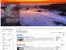 Tablet Screenshot of bookings.searanchrentals.com